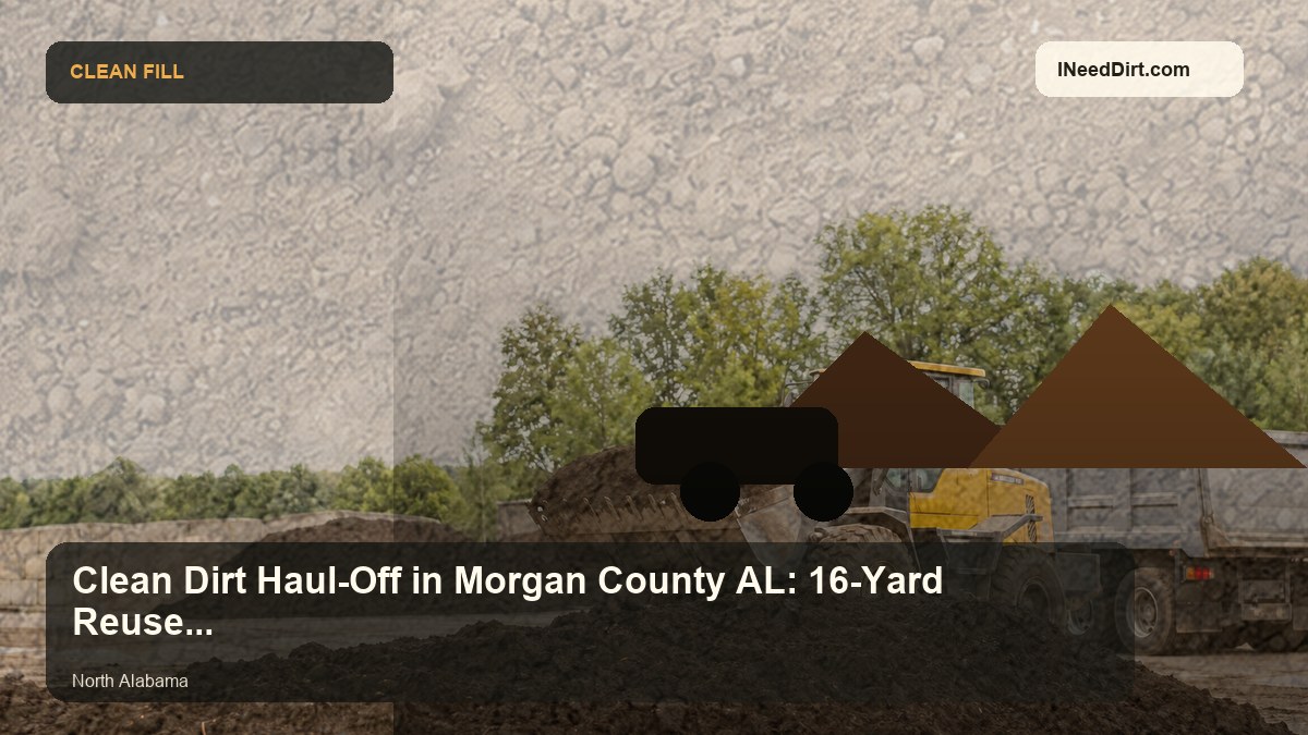 Clean Dirt Haul-Off in Morgan County AL: 16-Yard Reuse and Removal Guide visual guide