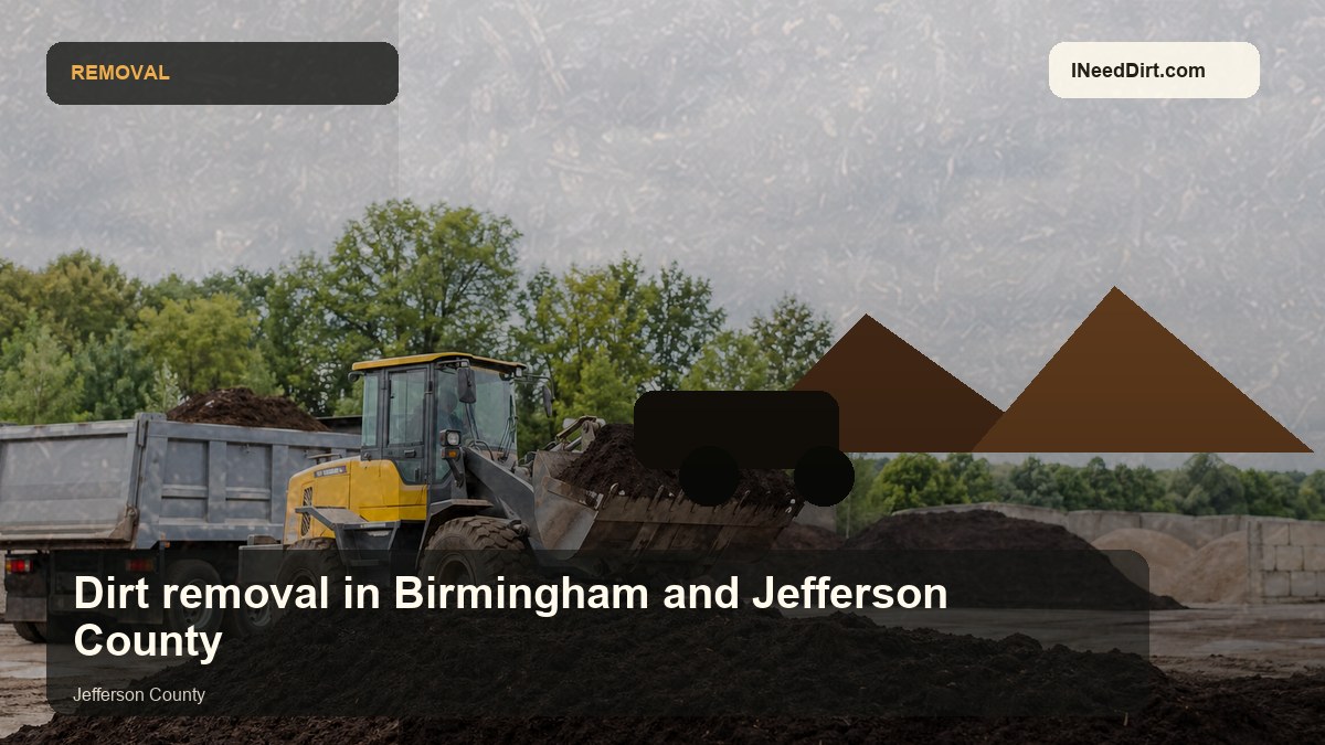Dirt removal in Birmingham and Jefferson County visual guide