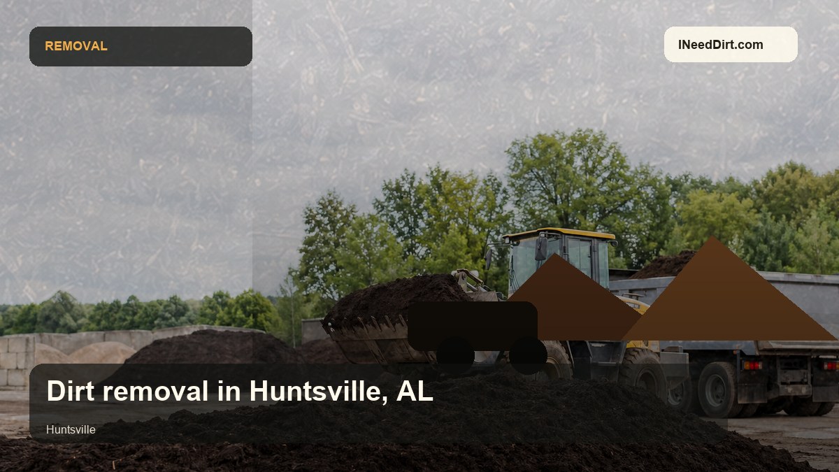 Dirt removal in Huntsville, AL visual guide