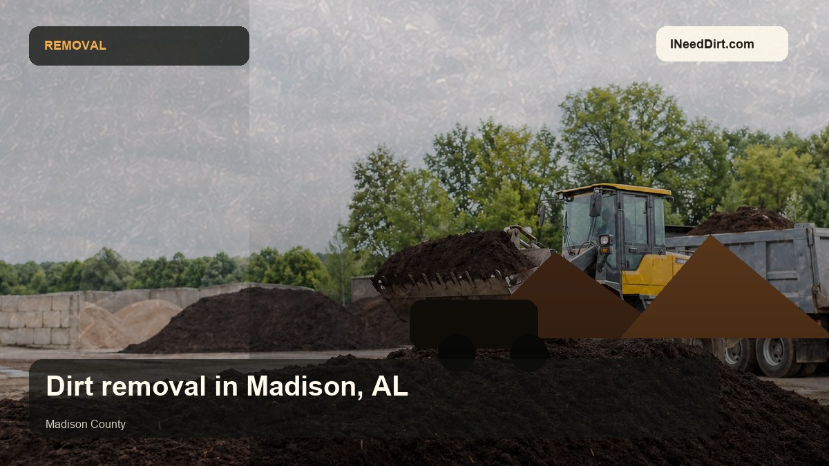 Dirt removal in Madison, AL visual guide