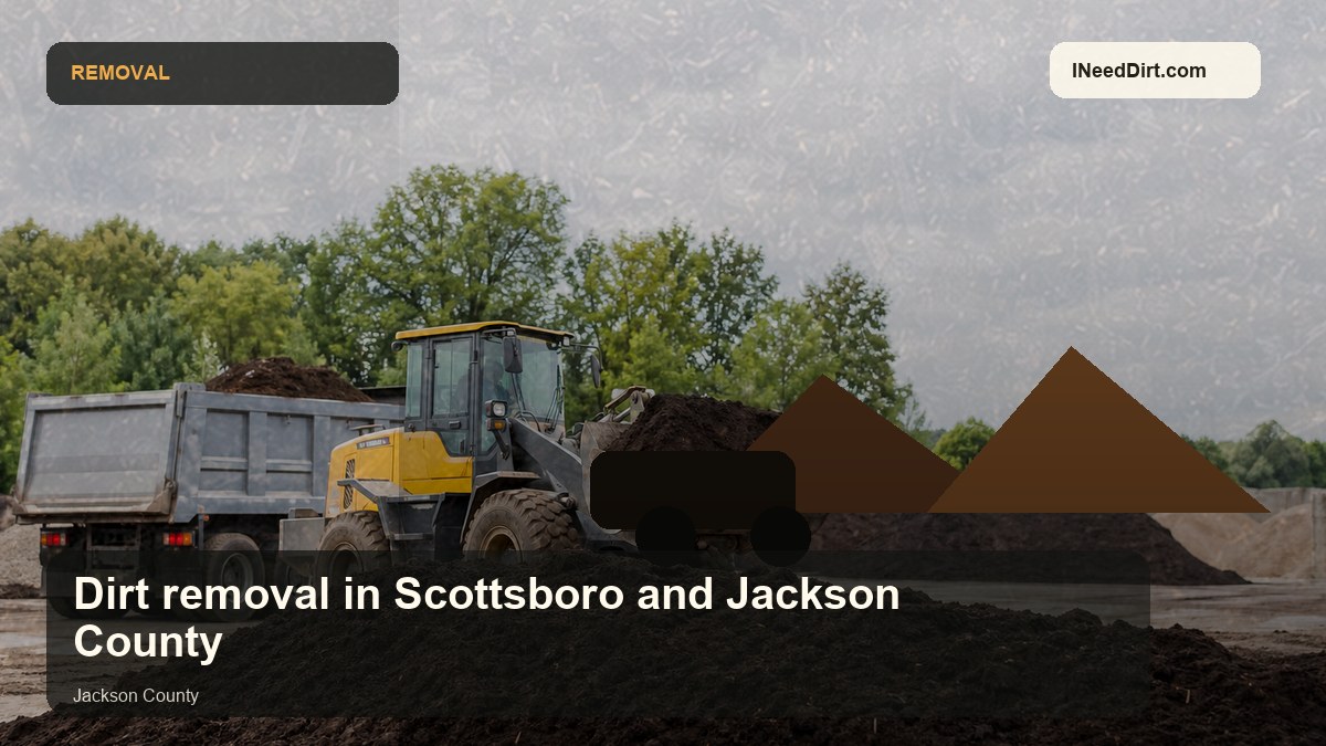 Dirt removal in Scottsboro and Jackson County visual guide