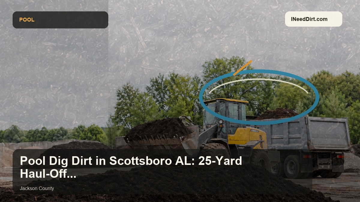 Pool Dig Dirt in Scottsboro AL: 25-Yard Haul-Off Planning visual guide