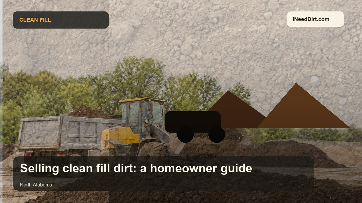 Selling clean fill dirt: a homeowner guide visual guide